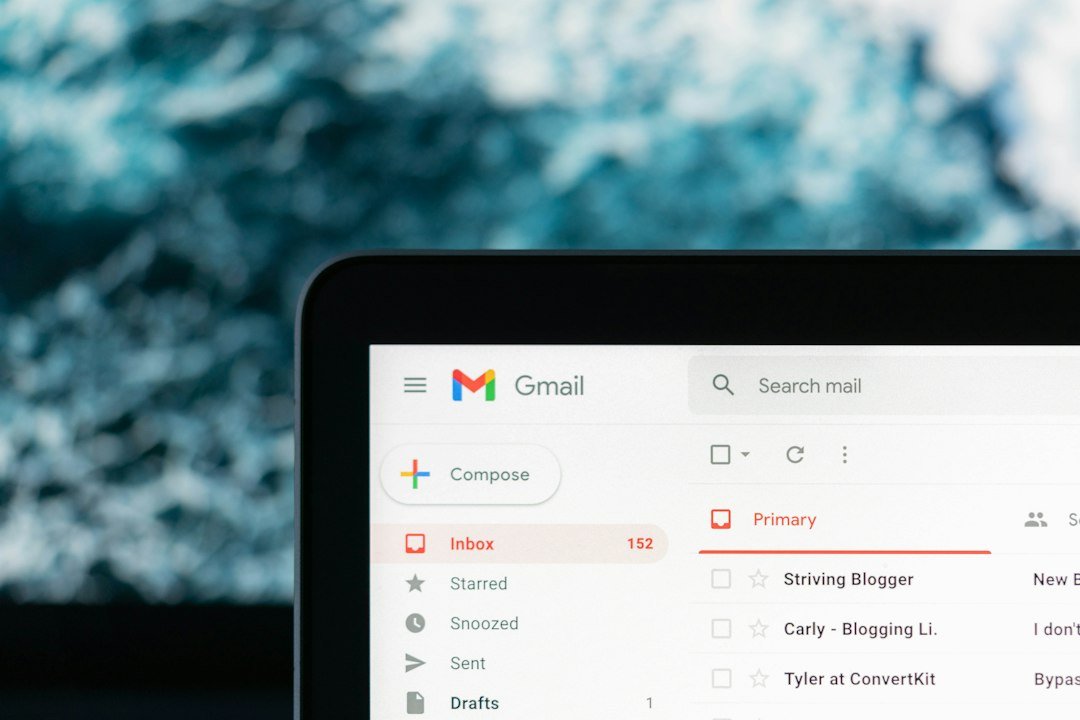 Email inbox on a laptop representing email marketing and automation