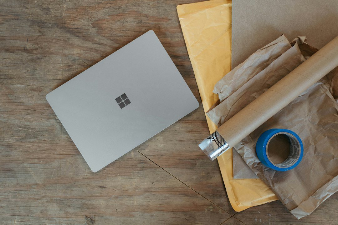 Laptop on a desk representing an online store and eCommerce website experience
